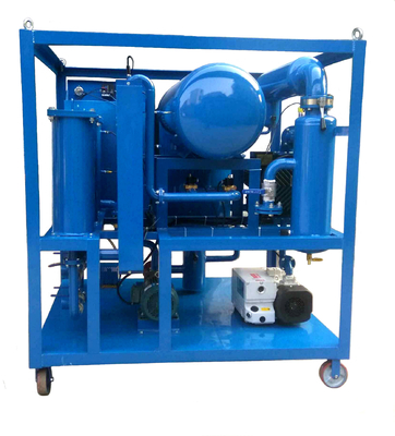 دستگاه تصفیه کننده روغن ترانسفورم 3000L / h با مواد فولادی سرد و ظرفیت 700KG
