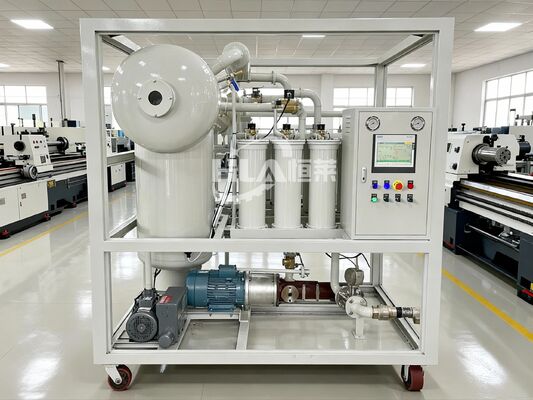 محدوده ویسکوزیته روغن 10-400 CSt دستگاه تصفیه روغن توربین با گاززدایی روغن توربین و مقدار امولسیون زدایی کمتر از 15 دقیقه GBF 7305