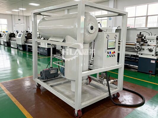 محدوده ویسکوزیته روغن 10-400 CSt دستگاه تصفیه روغن توربین با گاززدایی روغن توربین و مقدار امولسیون زدایی کمتر از 15 دقیقه GBF 7305