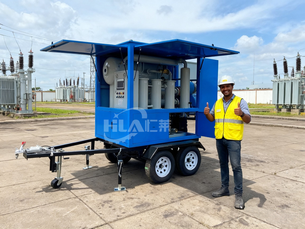 تصفیه کننده روغن موبایل با عملکرد دستی اتوماتیک با ذرات فیلتر ≥99.5٪ و دقت فیلتر ≤1 میکران