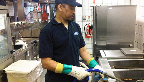 پاک کننده روغن آشپزی پیشرفته برای تمیز کردن NAS درجه 6 و DSF10-300